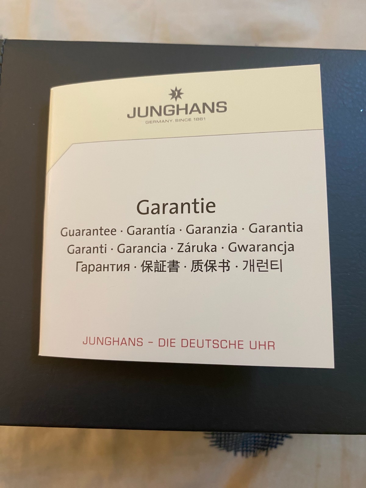 Junghans Meister Driver Handaufzug 027/3608.00 Hand-Wind Steel 37.7mm Germany