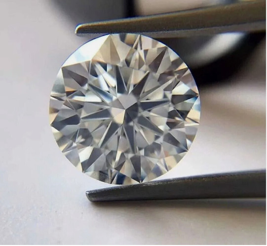 2.50 Ct Lab-Grown CVD Diamond 8.95 mm Round D – F, IF Clarity, Certified Diamond