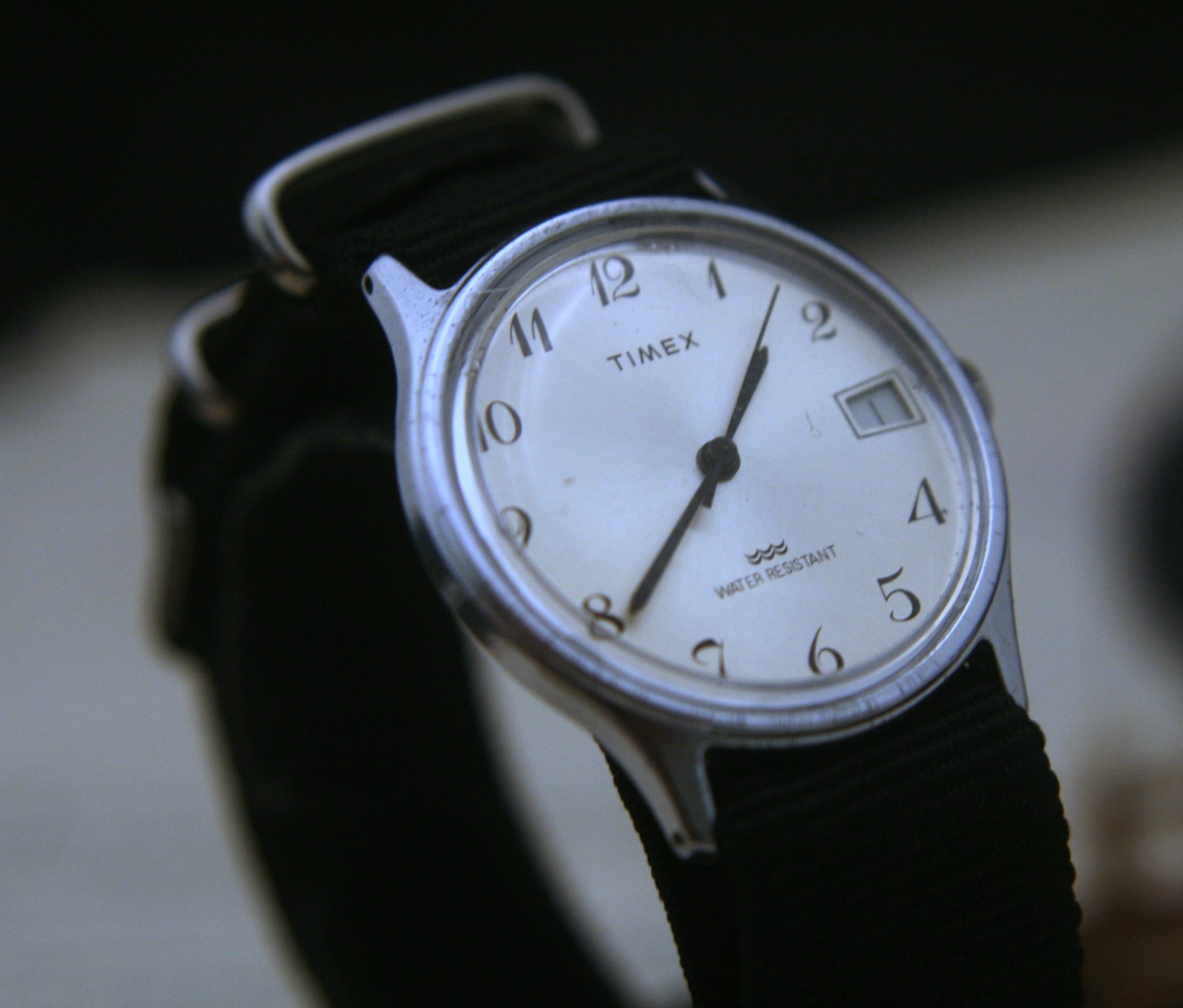Men’s 1960’s “Old School” basic silver dial Timex manual wind wristwatch, runs