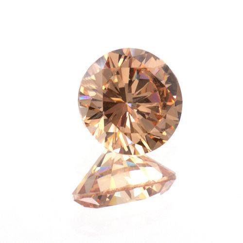 (1.5mm – 25mm) Round AAA Champagne Cubic Zirconia **View Video**