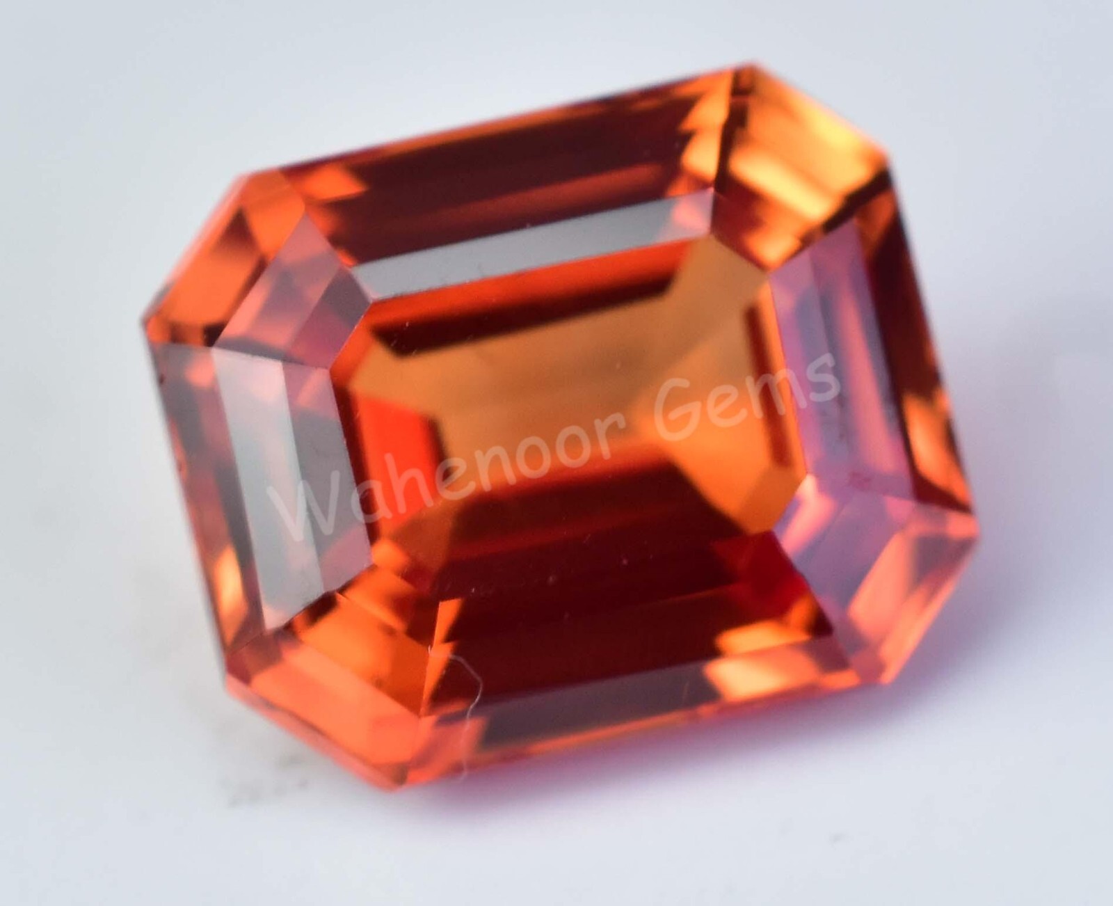 6.50 Ct Natural Mandarin Orange Spessartite Garnet Namibia Gemstone Certified