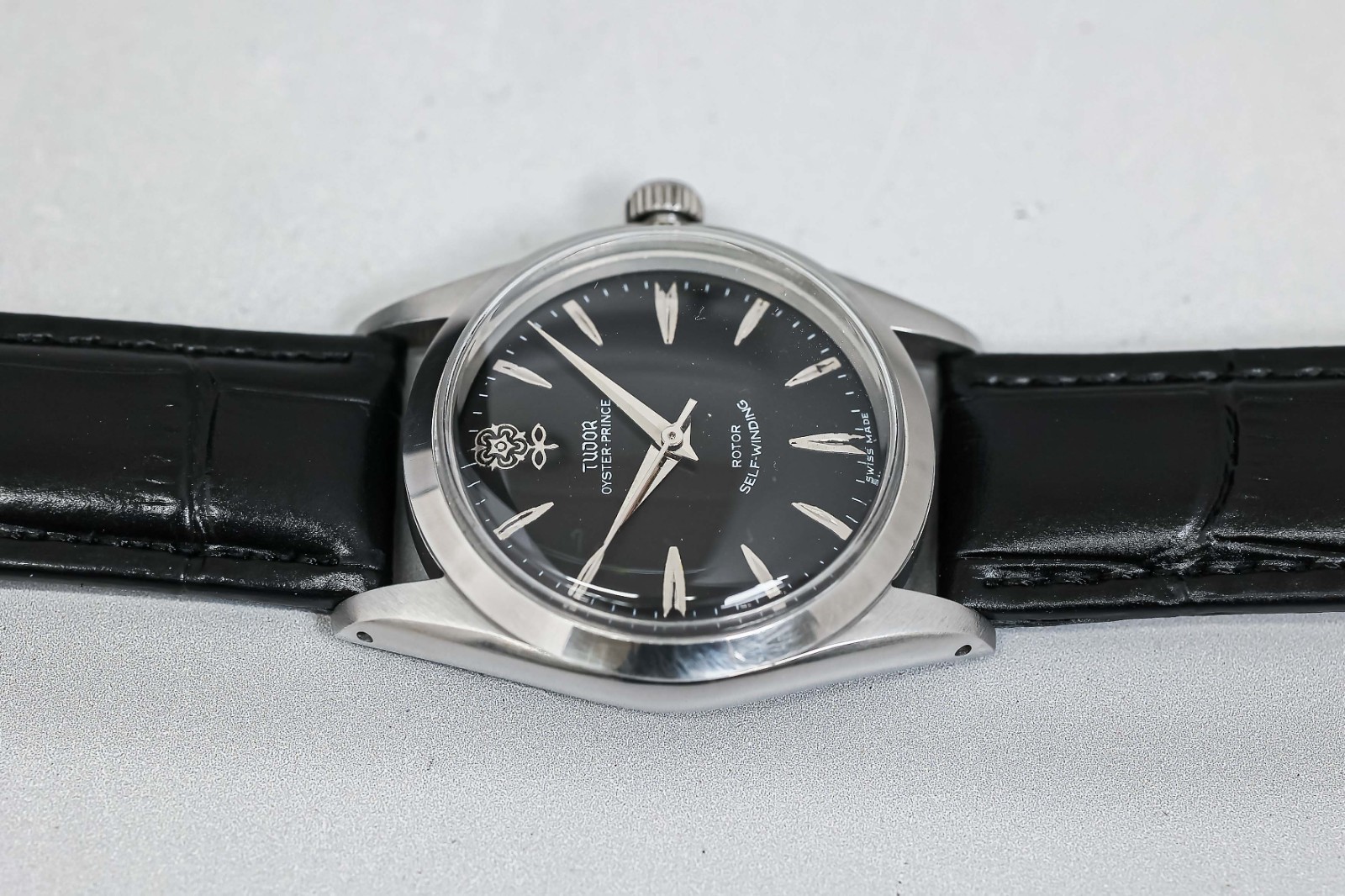 OH Serviced *MINT* Vintage TUDOR Oyster Prince 7964 Automatic Big Rose 34mm Mens