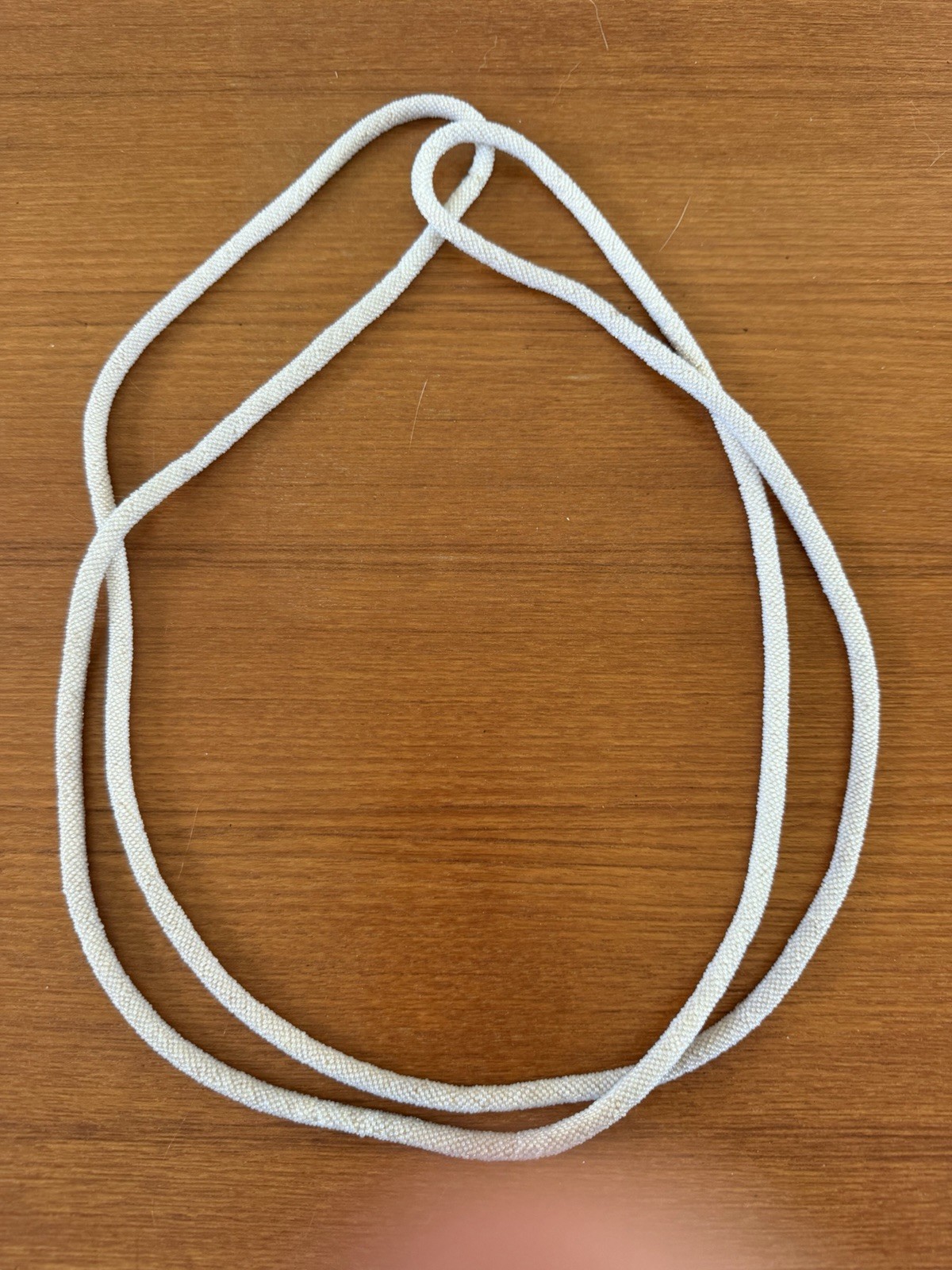 Vintage 1920’s Art Deco GreyGlass Beaded Sautoir Flapper Necklace Rope Long Belt
