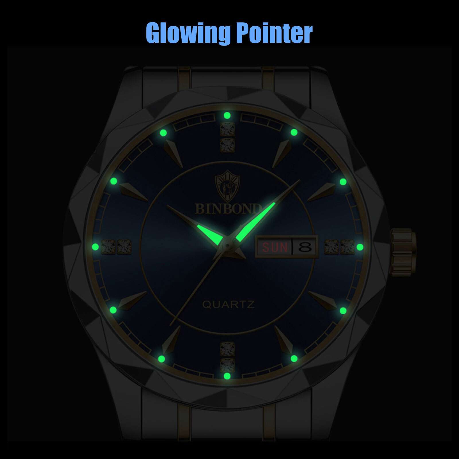 Waterproof Men Watch Stainless Steel Quartz Luminous Classic Business Wristwatch