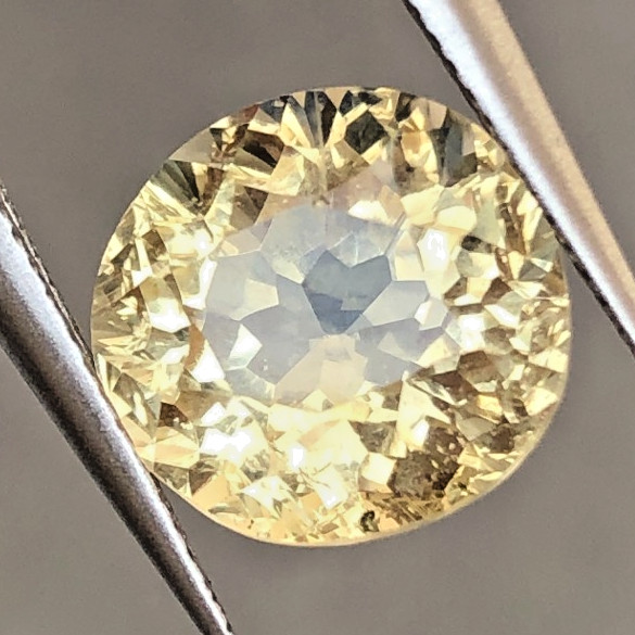 4.25 ct Top Quality Natural faceted Flower cut Citrine Loose Gemstone