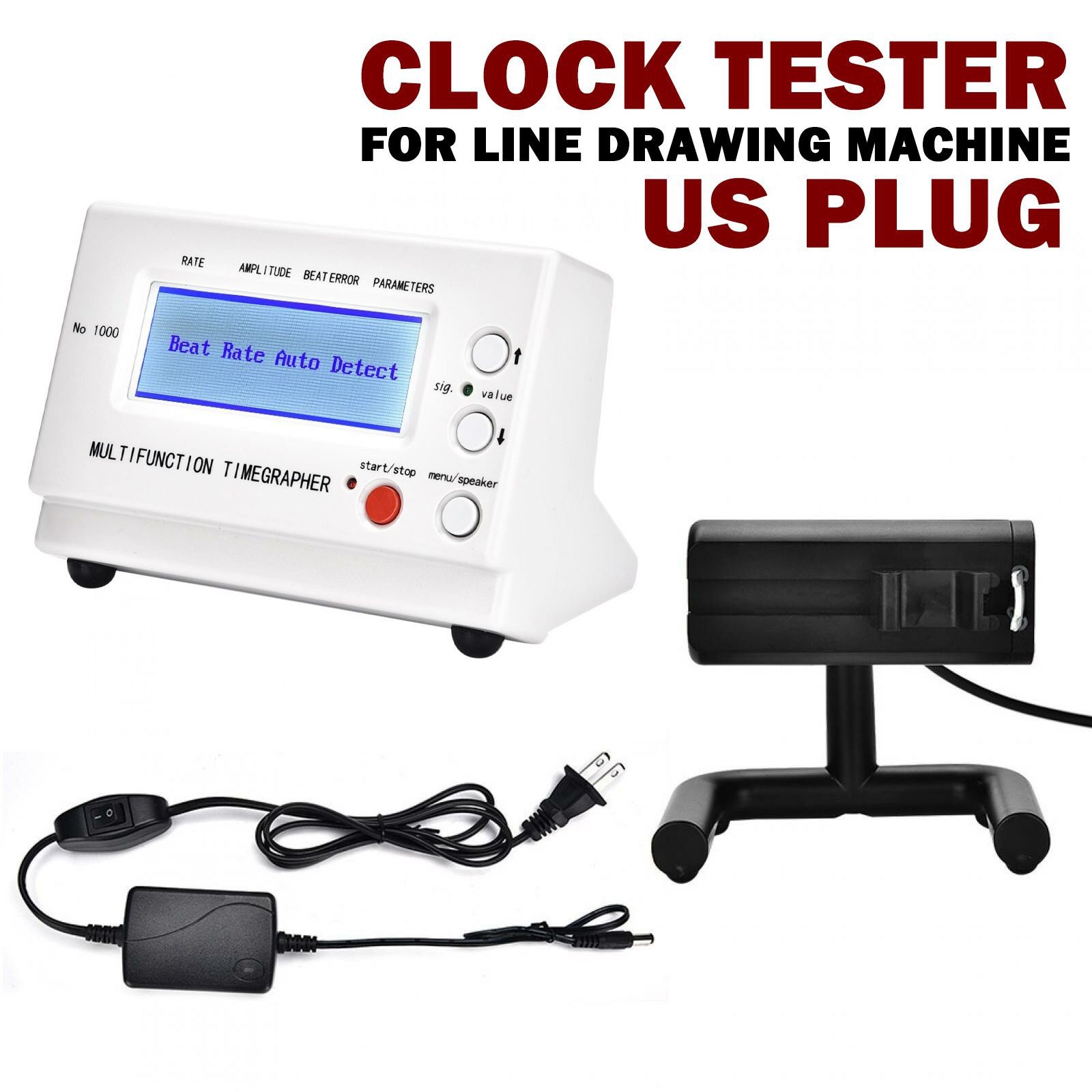No.1000 Weishi Timegrapher Mechanical Watch Timing Machine Multifunction NEW