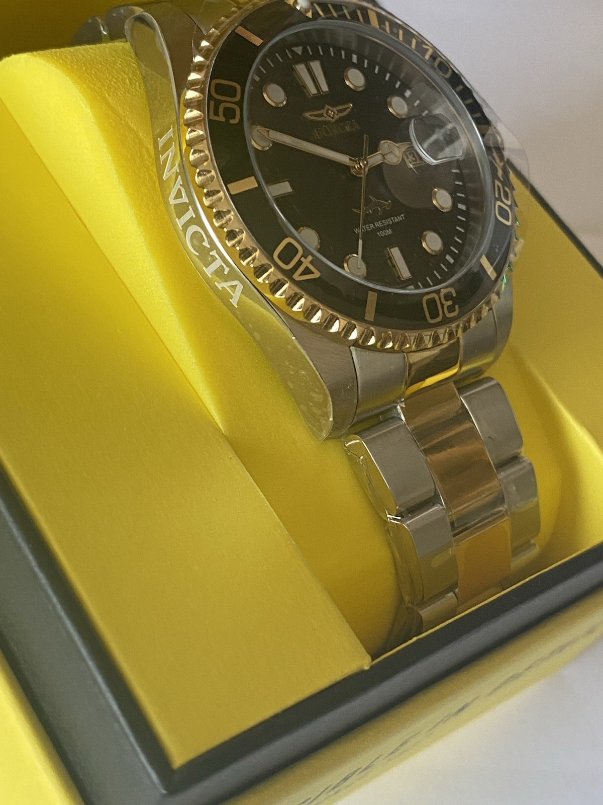 Brand New Invicta Pro Diver Currentwave Men’s Watch 43mm Steel Gold (30023) New