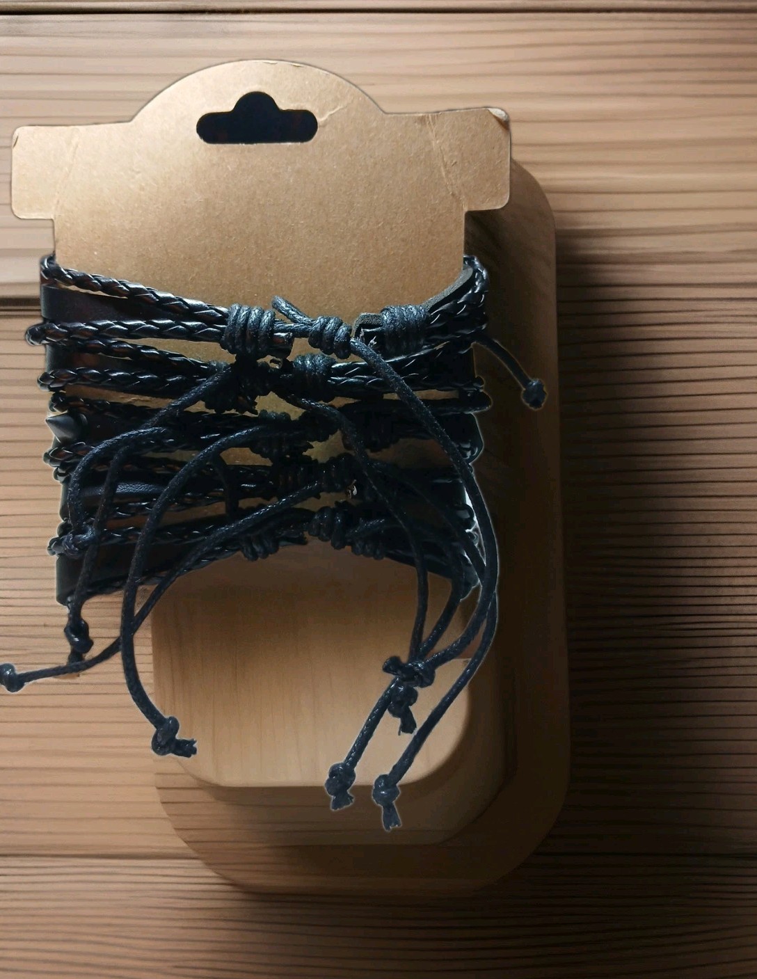 5PACK! LEATHER Tie Up Bracelets! 5 Styles, Skulls,spikes Goth,Biker