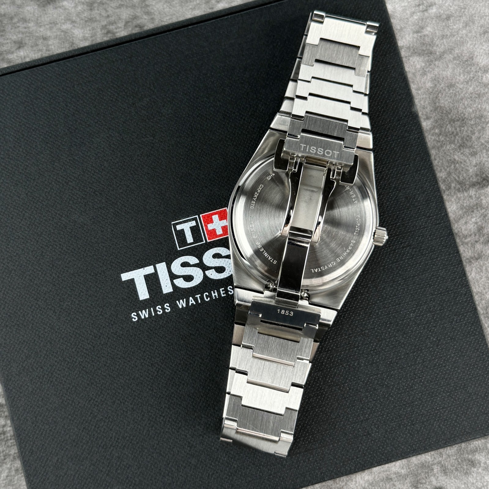 TISSOT PRX T Classic -STAINLESS STEEL Black DIAL Men’s WATCH T137.410.11.051.00