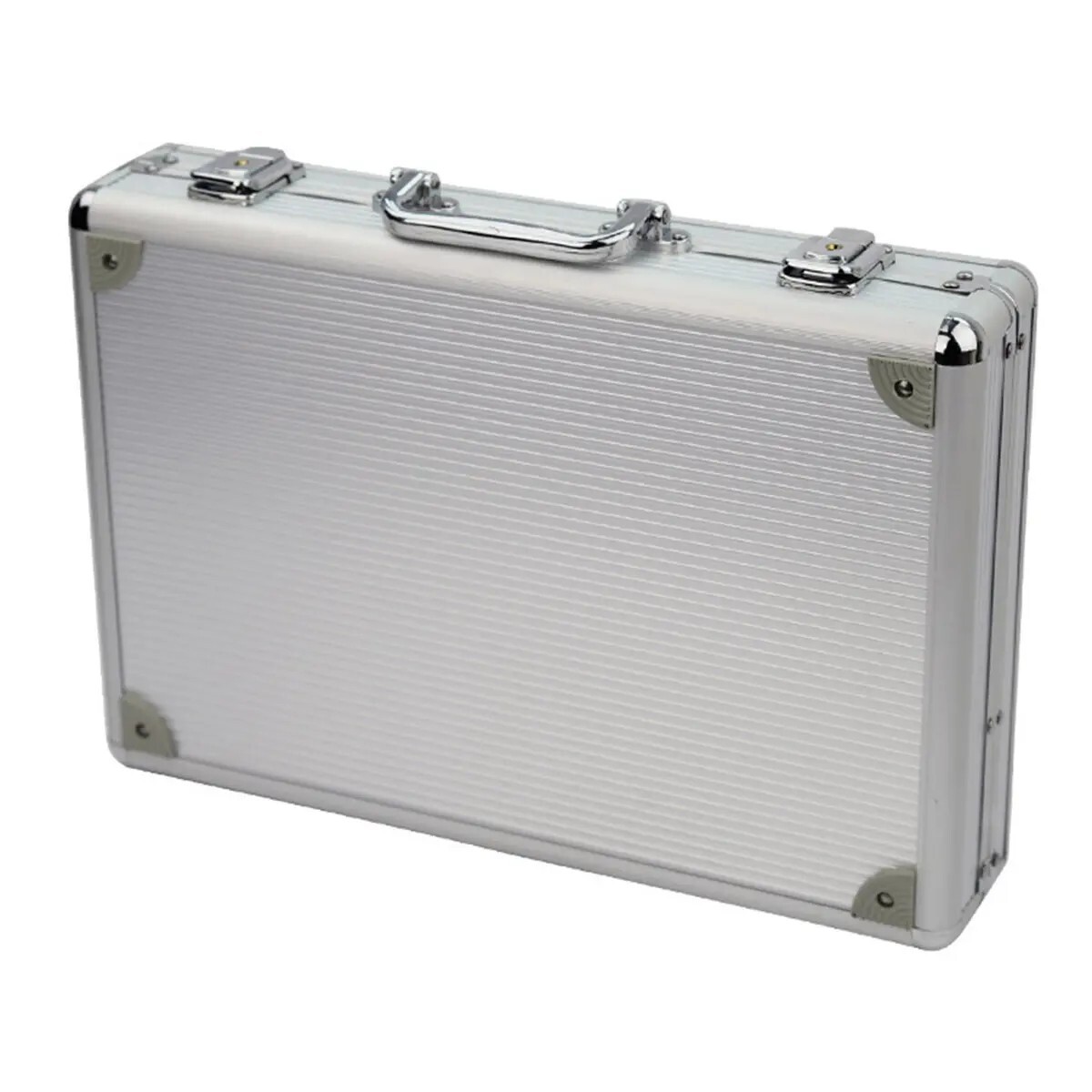 Aluminum Watch Case 24 Grids Briefcase Storage Box Watches Collectors Display