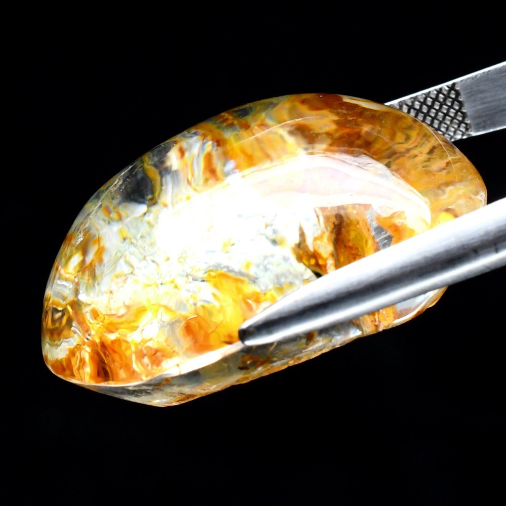 💎 74.70ct Oval Cabochon Natural White Quartz Inclusions – Amazing, Myanmar Gem