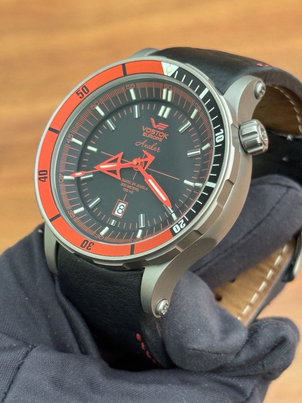 VOSTOK EUROPE ANCHAR K-162 Submarine Red Automatic NH35A-510717