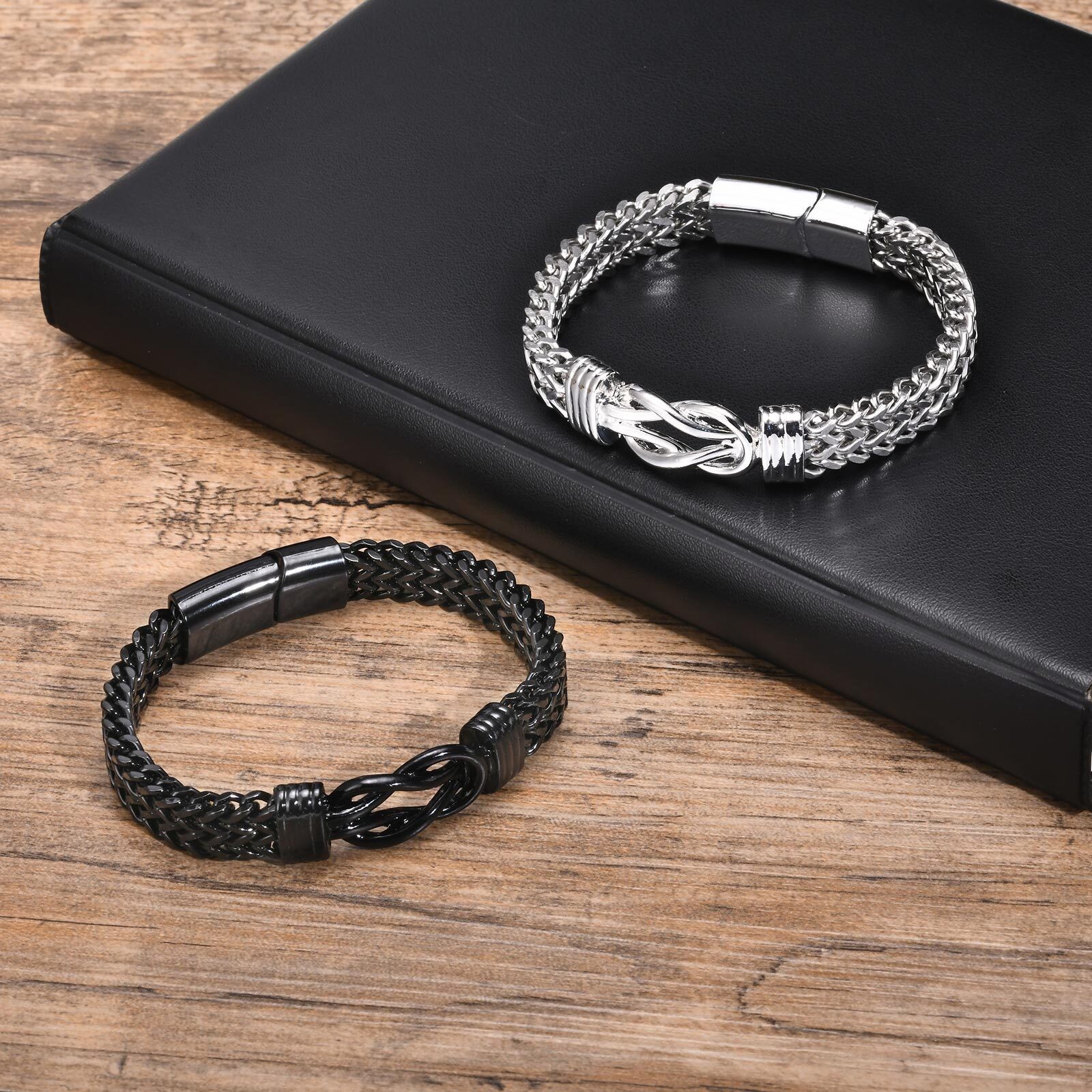 Knot Bracelet Gifts for Men Stainless Steel Bracelets Daily Wear Premium