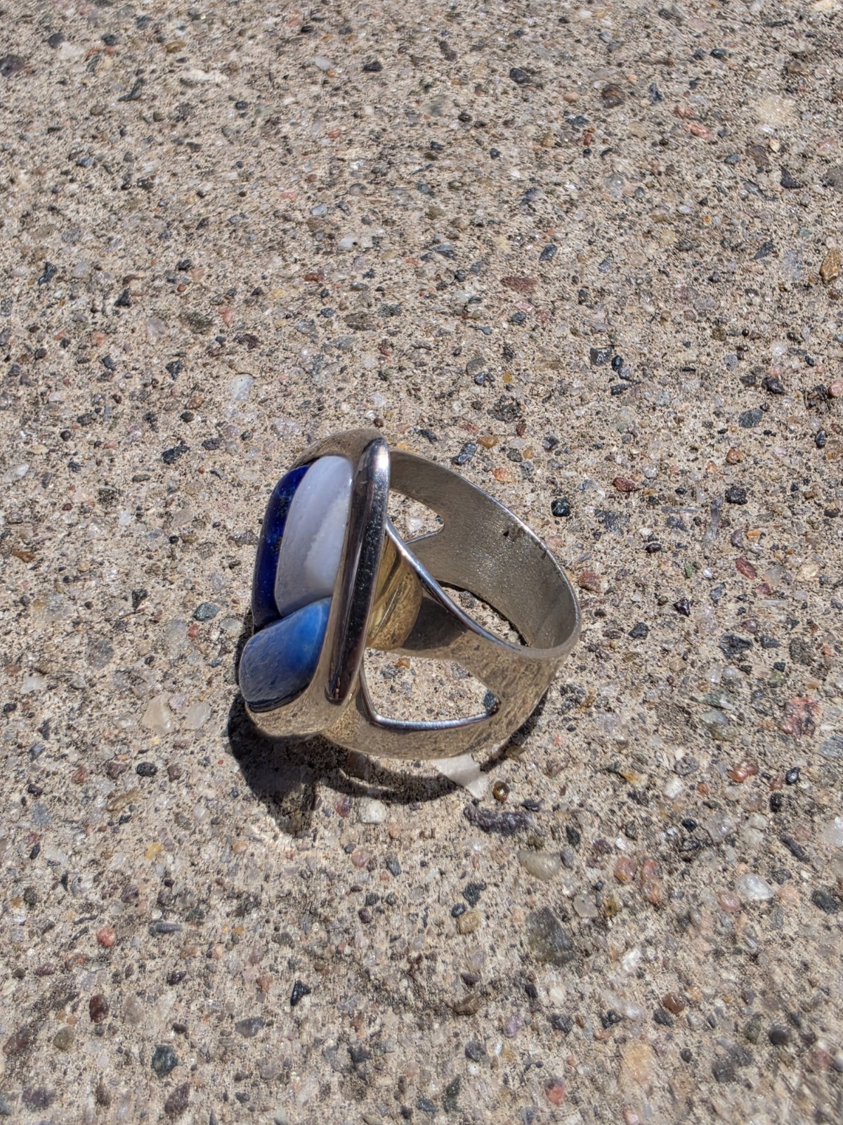 MINE FINDS BY JAY KING Denim Lapis Lazuli Sterling Silver Ring