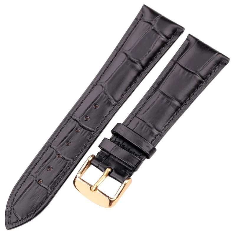 Alligator Grain Genuine Leather Watch Band Quick Release16mm/18mm/20mm/21mm/22mm
