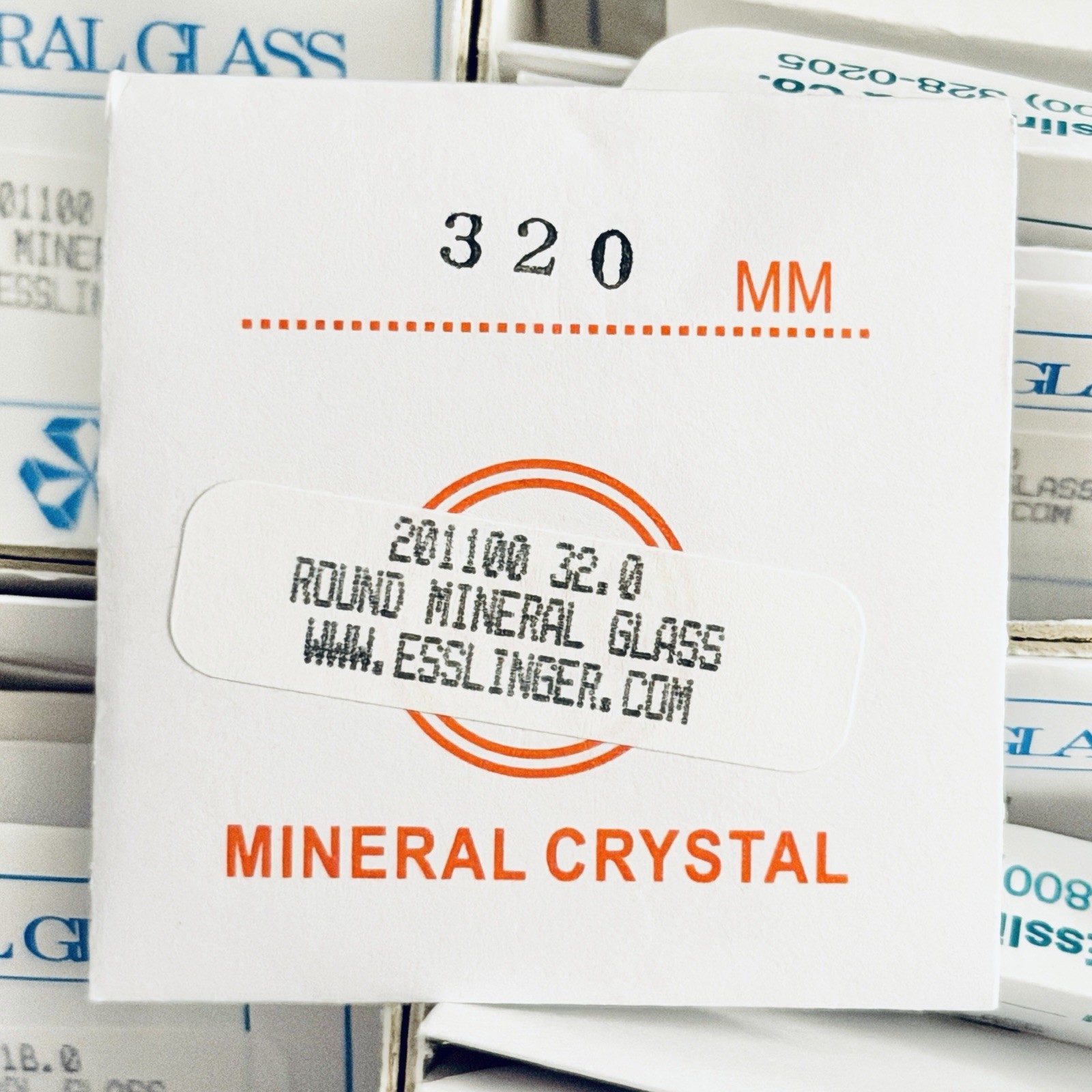 New 32 mm x 1 mm Watch Crystal – Flat Round Mineral Glass