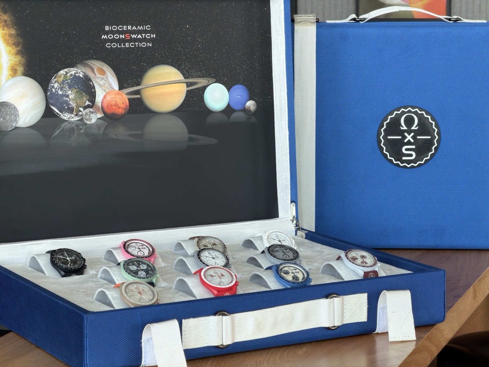 Omega x Swatch Mission to the MoonSwatch Suitcase Display Box