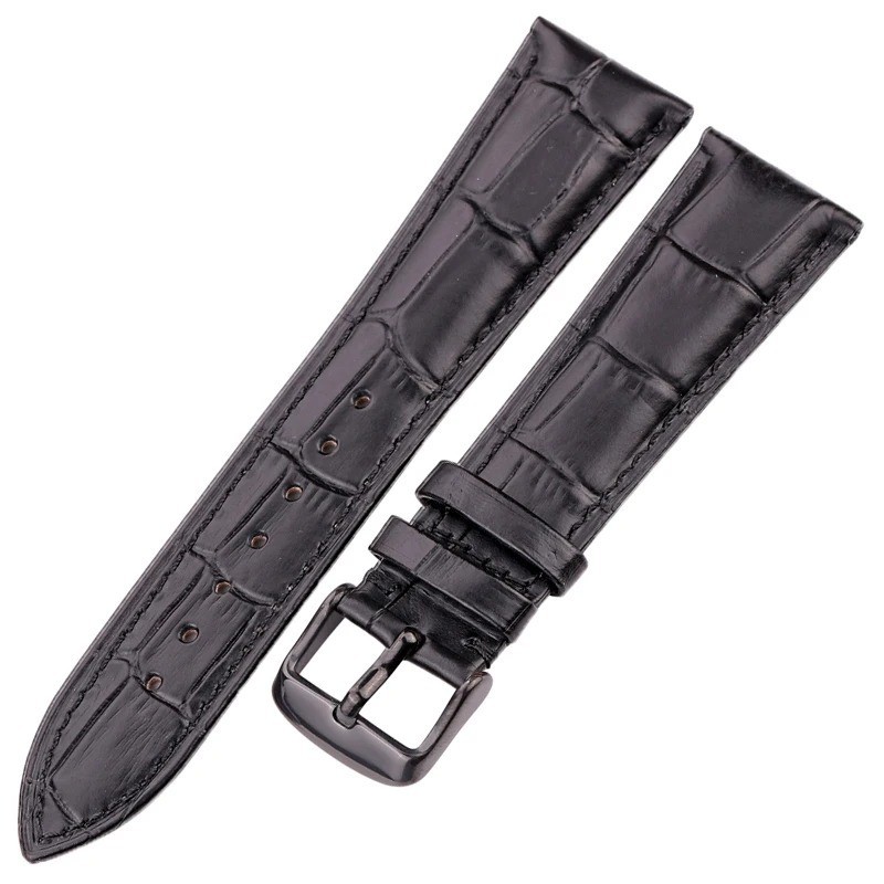 Alligator Grain Genuine Leather Watch Band Quick Release16mm/18mm/20mm/21mm/22mm