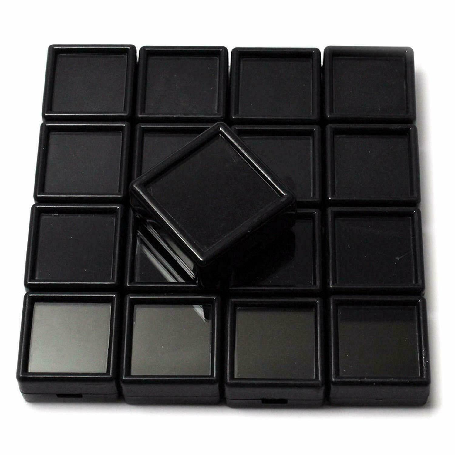20 Pcs 3 x 3 Cm Gem Display plastic box Storage for Gems / Diamond