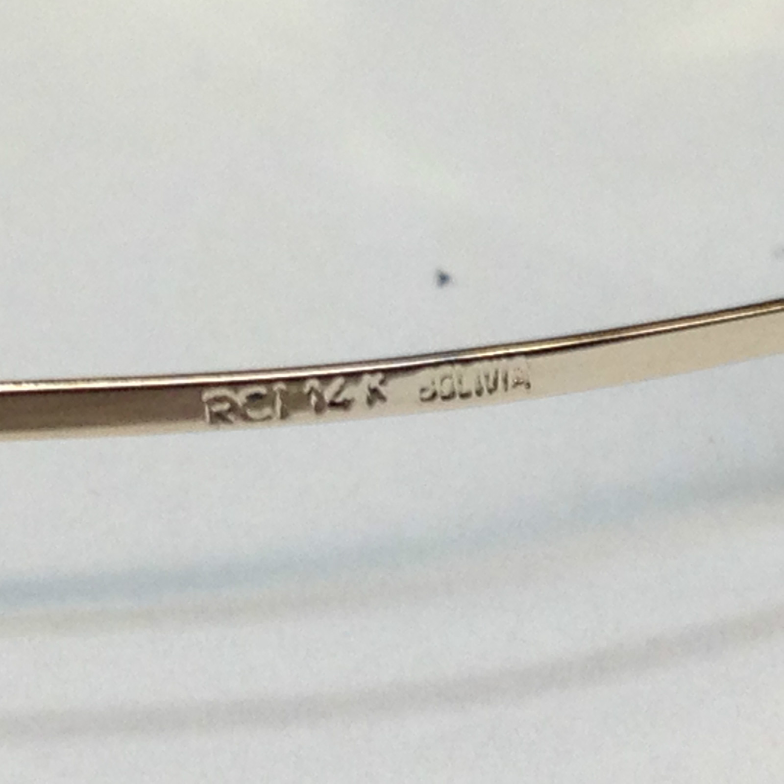 14k Yellow Gold 7″ Shiny Bangle Hinged Bracelet 8mm, 5/16 “, 9 grams