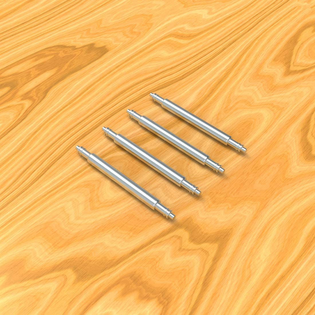 Watch Pins, 1.8mm Thickness Heavy Duty Spring Bar, 4 Pack Stainless Steel Watch