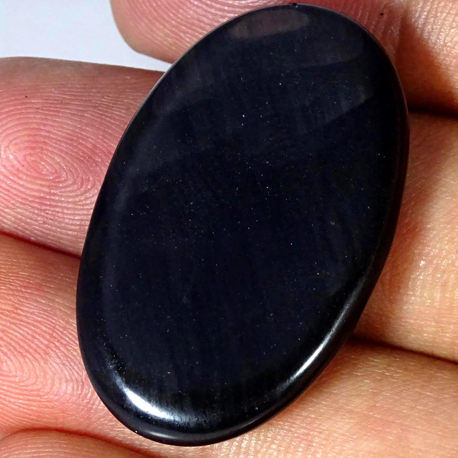 43.50Cts. Natural Fine Rainbow Obsidian Oval Cabochon Gemstone 22X35X8MM