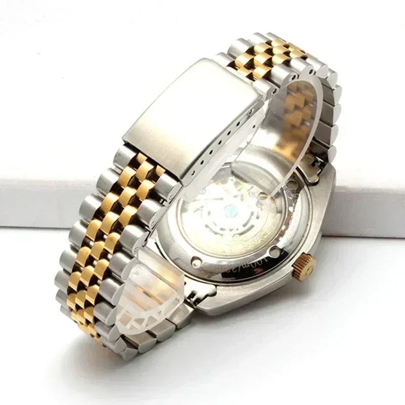Jubilee Bracelet Curved End for Rolex Datejust 18–21mm Stainless Steel