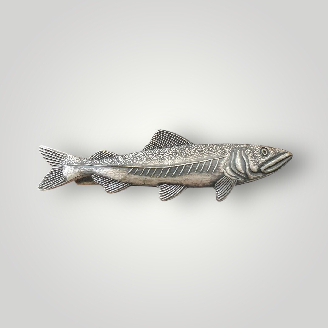 Fish Tie Clip/Bar Japan Imported Meticulous Craftsmanship Christmas Gift New