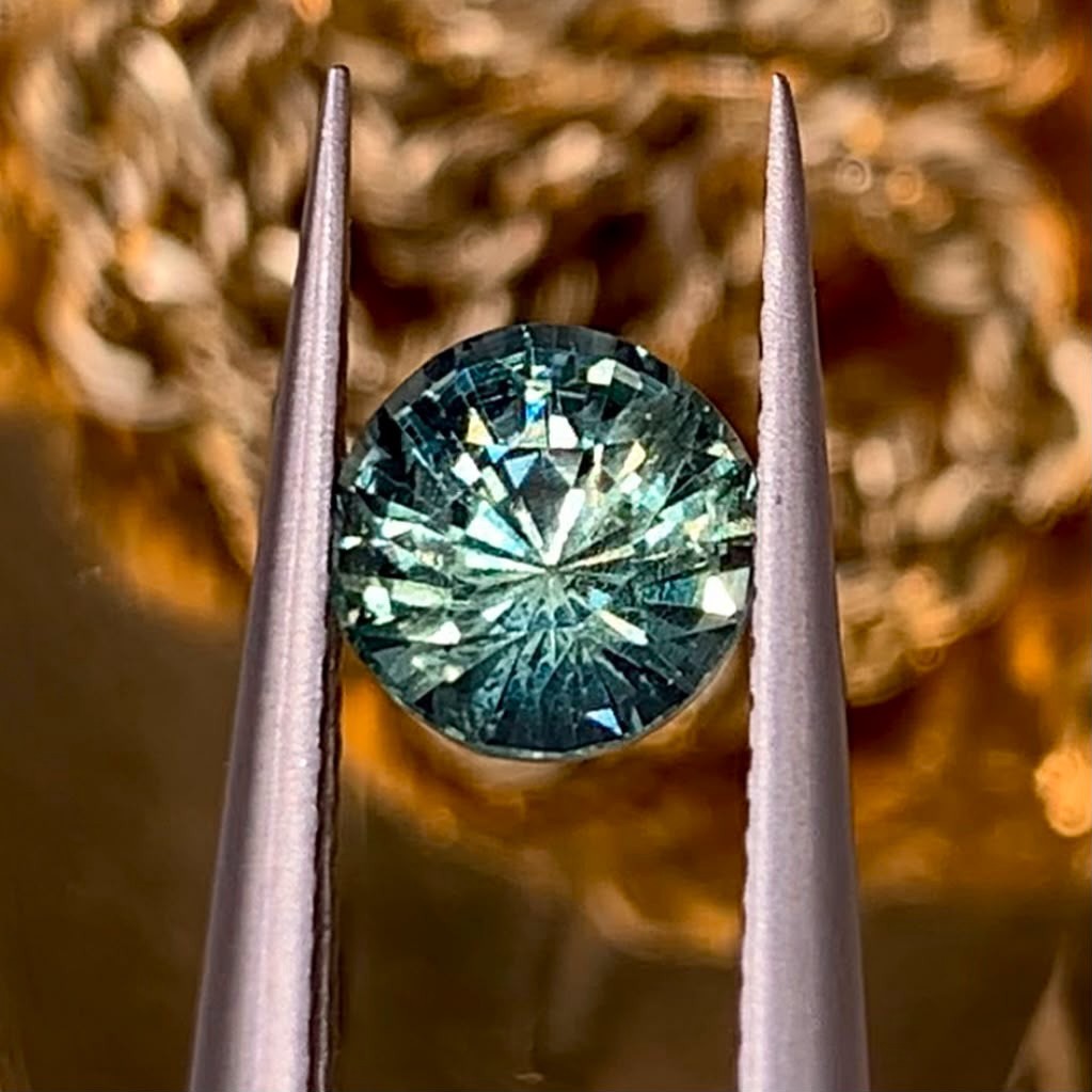 1.06Ct Natural Unheated Rare Teal Sapphire From Madagascar