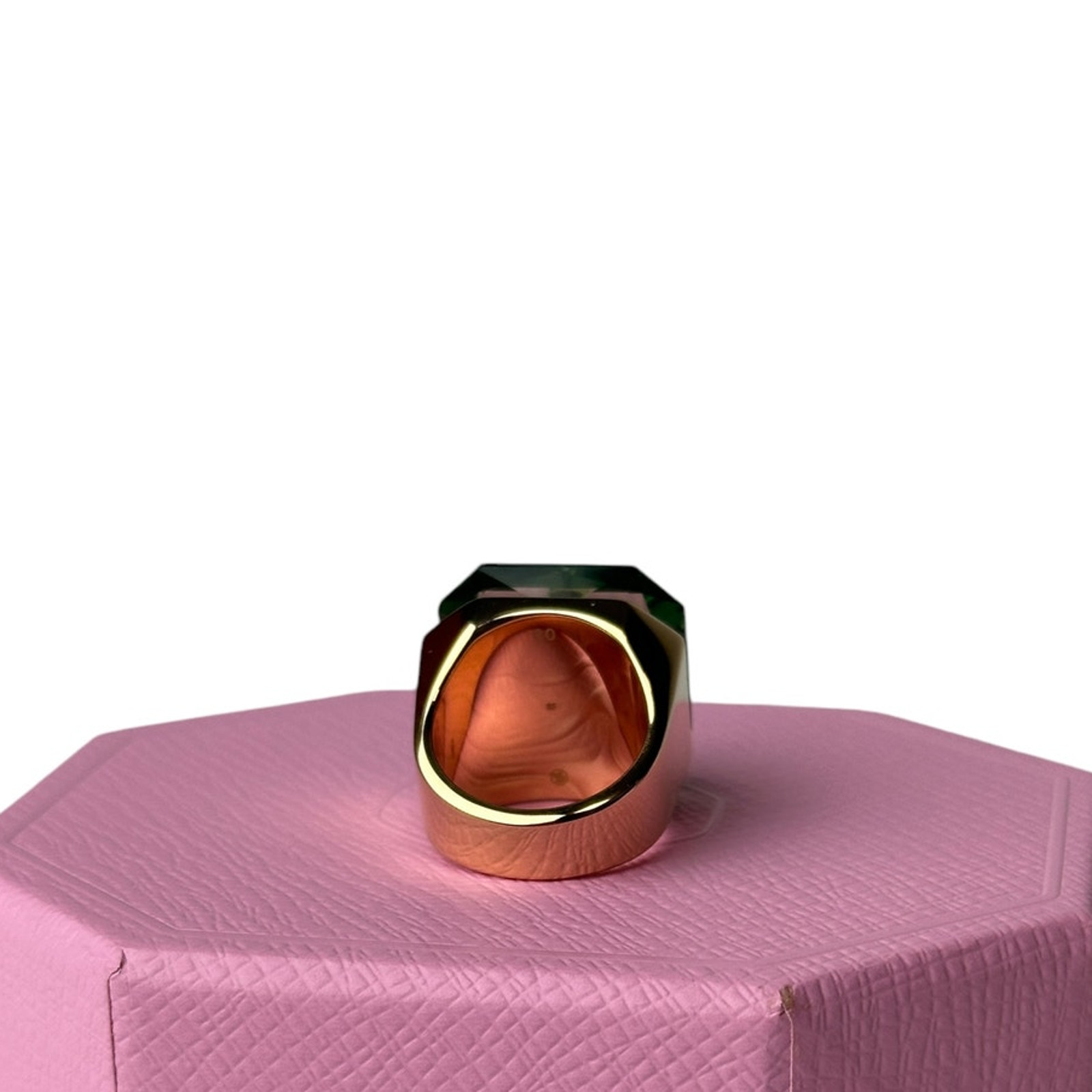 Swarovski Numina cocktail ring Octagon cut, Green Size 11 / EUR 64