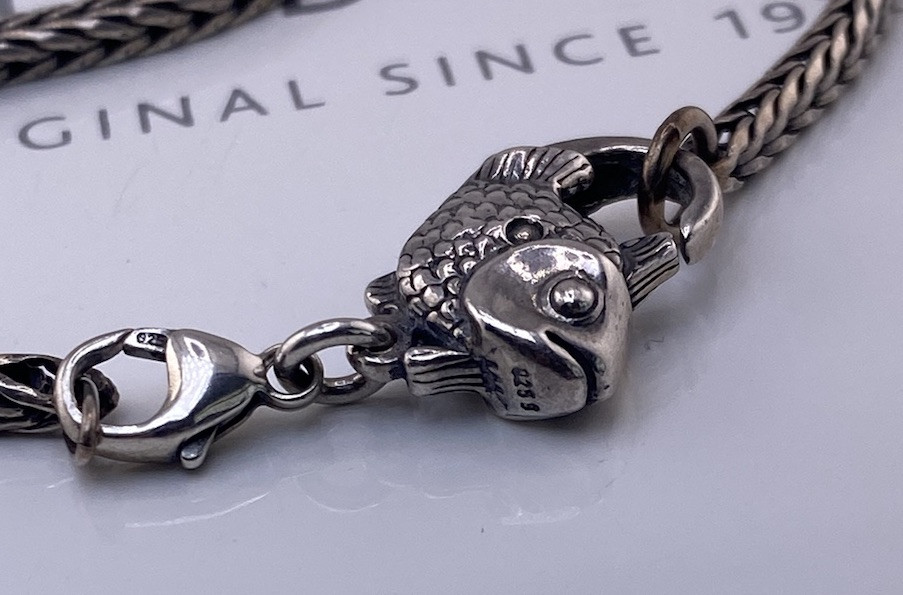Trollbeads Sterling Silver 10102 Big Fish Lock