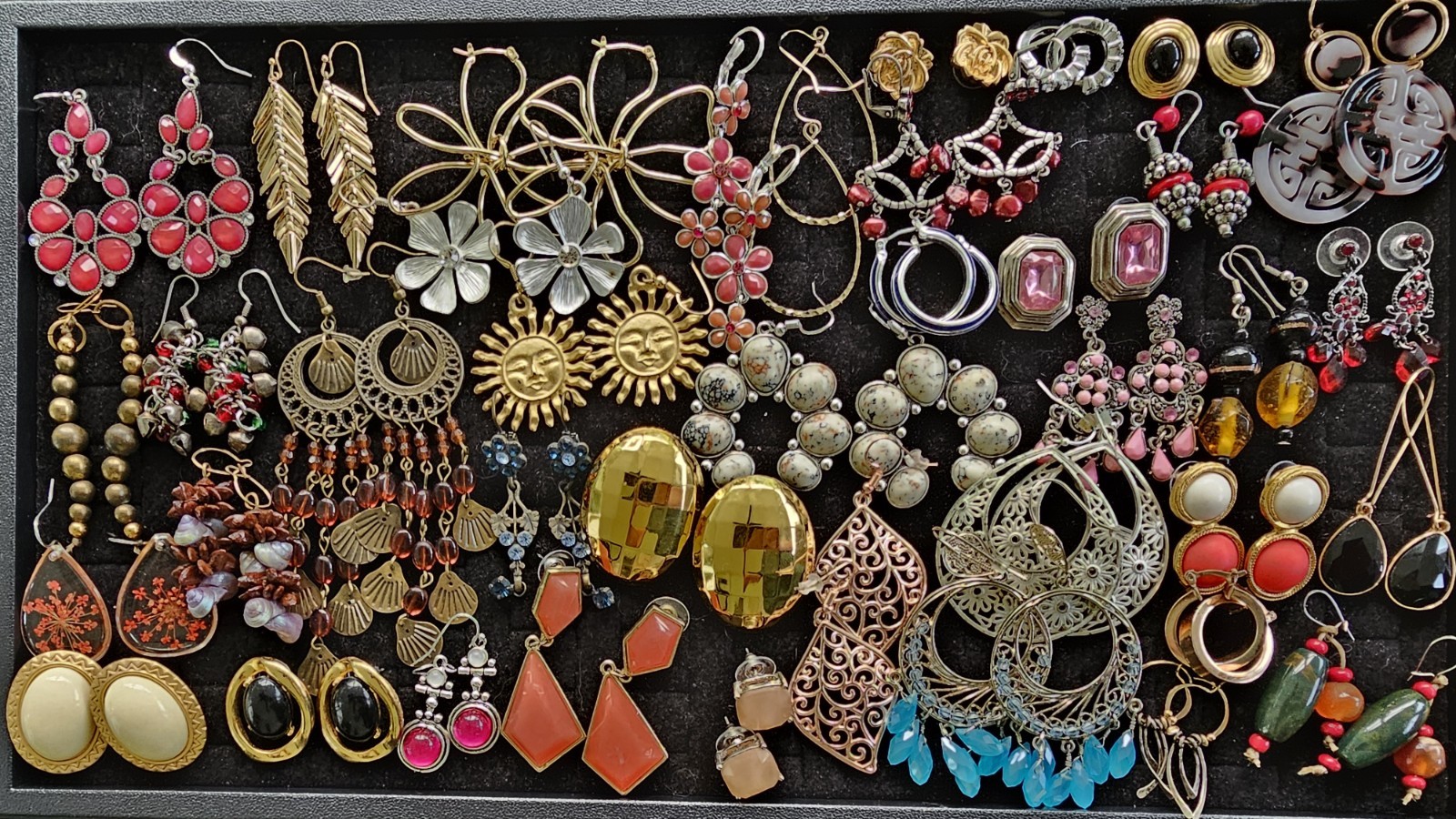 HUGE Vintage Earring Lot of 292 Pairs — Perfect for Individual Sale!