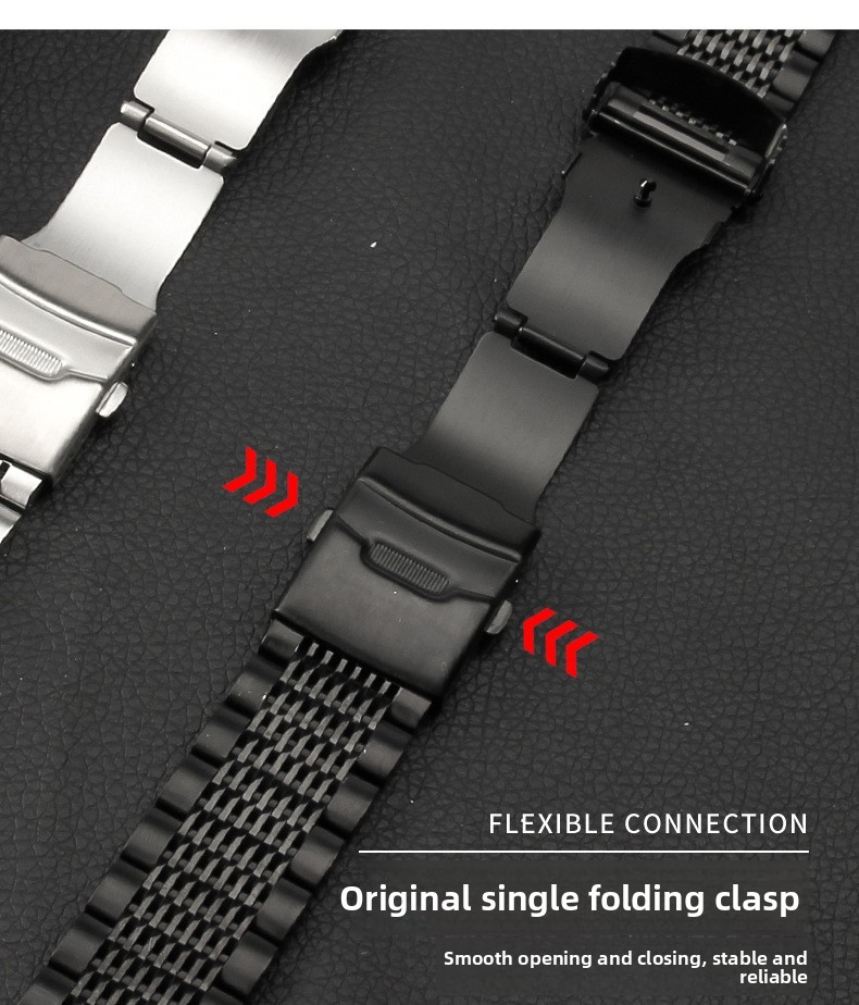 High Quality Solid Stainless Steel Watch Band Strap 18 20 22 24mm with Tools