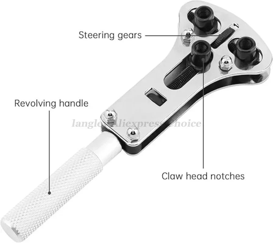 Watch Band Back Case Opener Fixer Repair Tool Kit Battery Screw Cover Remover
