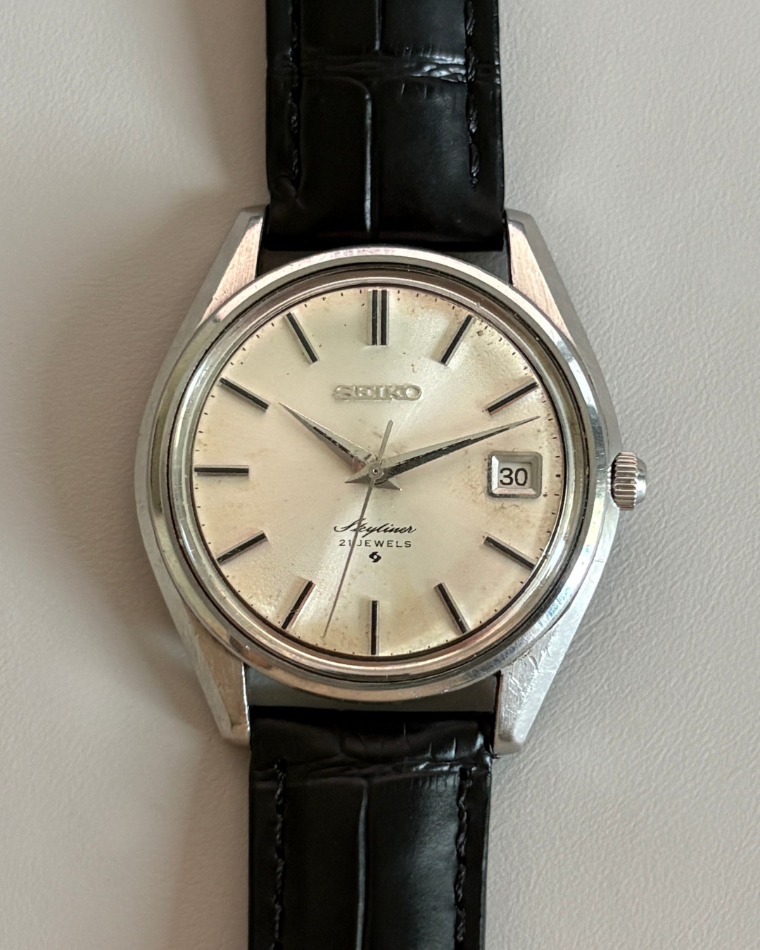 Seiko Skyliner 6102-8000 21J Hand-Wind Men’s Watch 1972 Japan