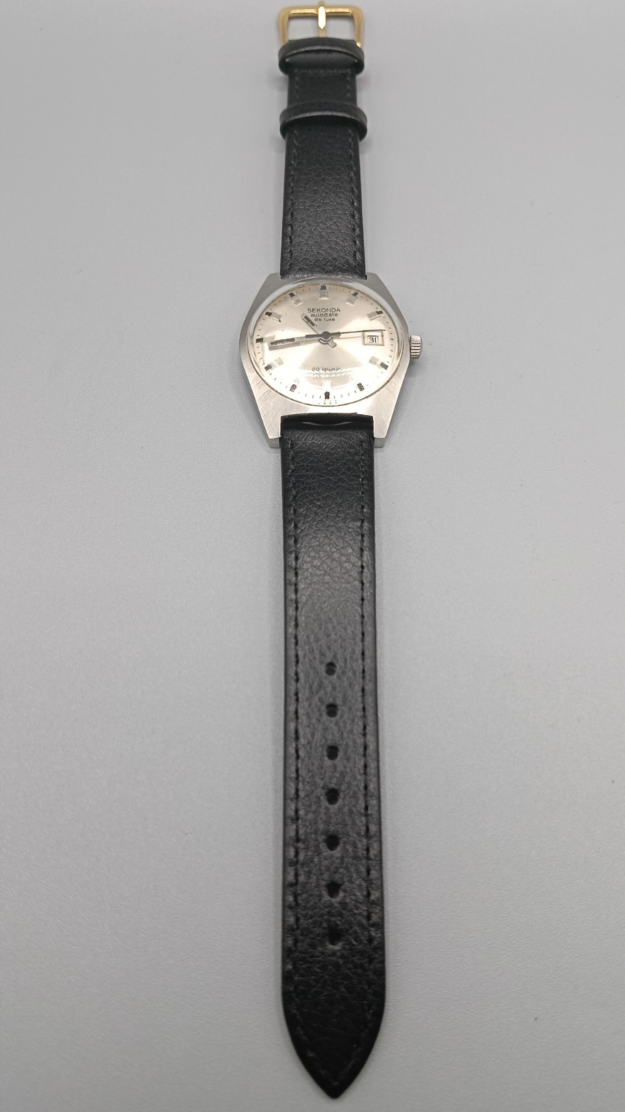 Vintage 1970s Sekonda Autodate De Luxe 29 Jewels Automatic Gents Watch Working