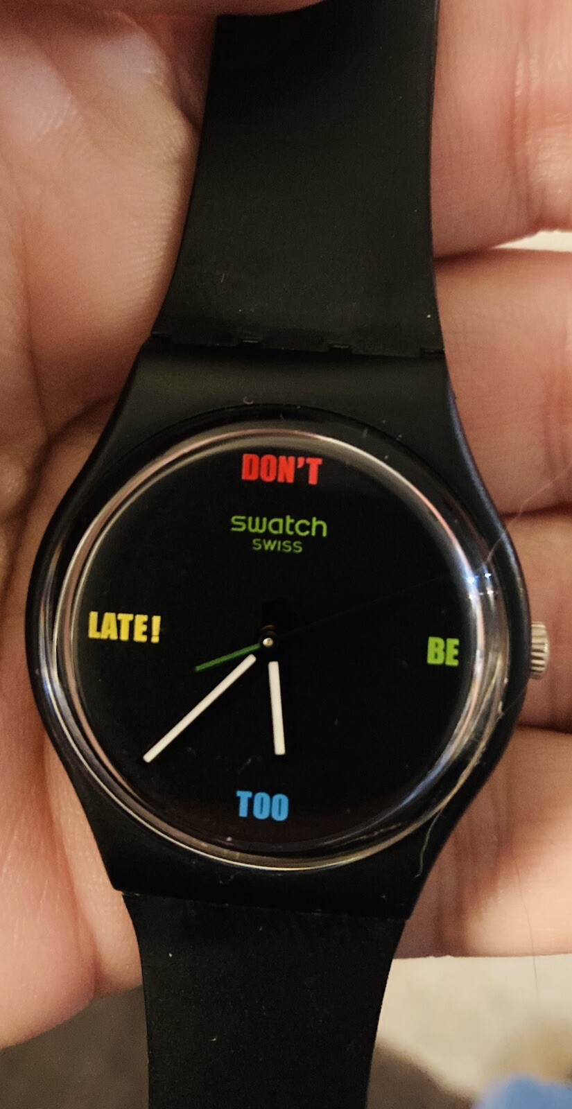 Limited Swatch Watch Vintage Don’t Be Too Late Back To 1984 RELOADED New