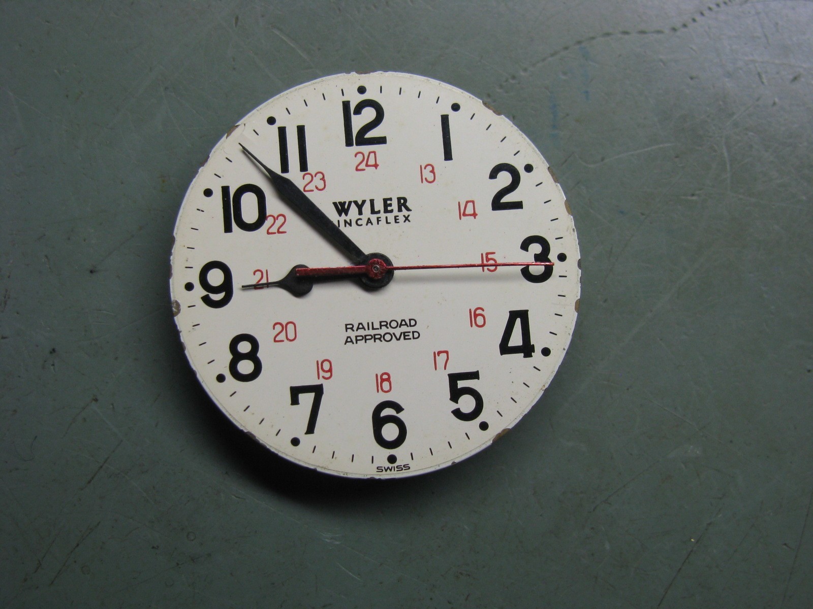 Vintage Wyler Incaflex Railroad Approved Stainless Steel Manual Wind Wrist Watch