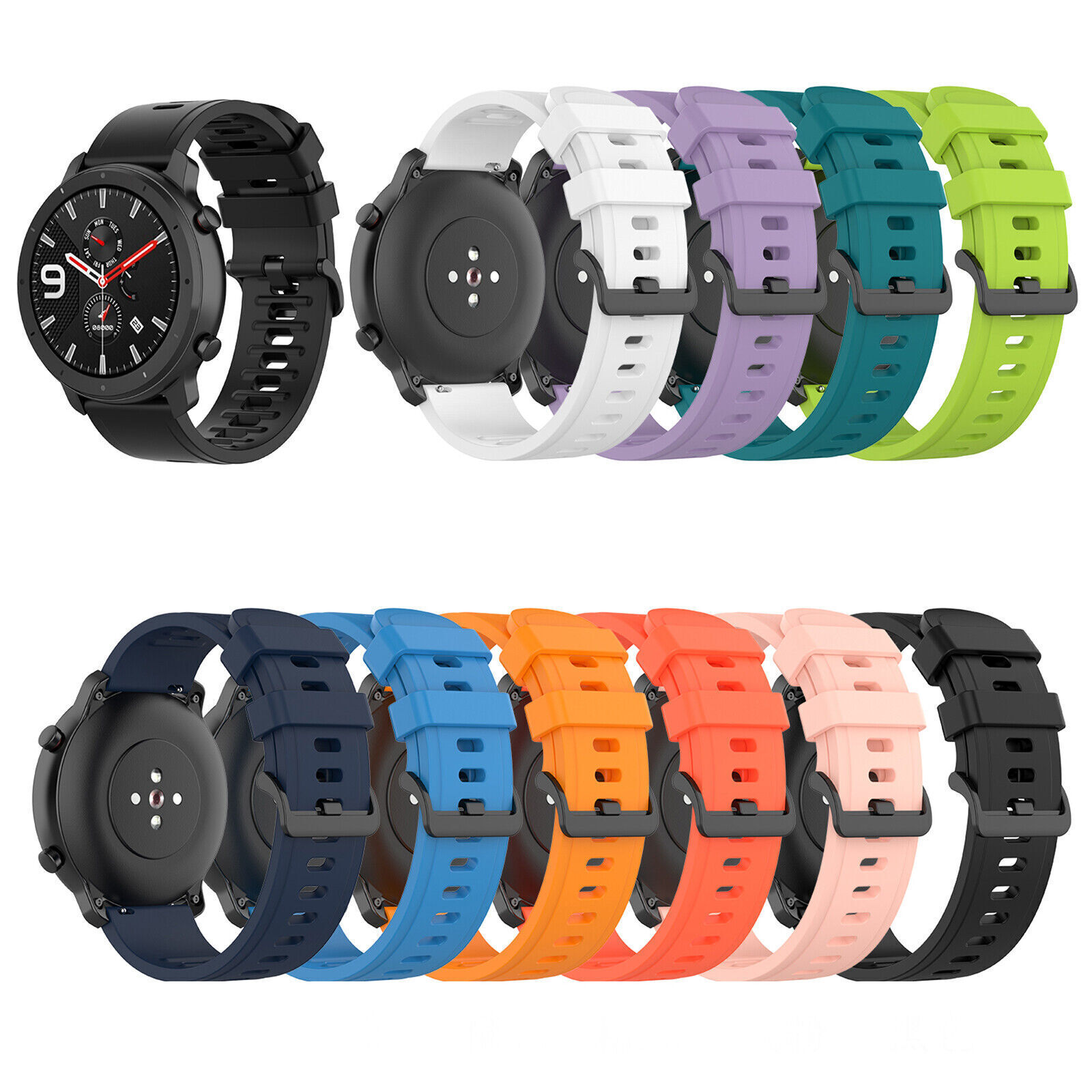 For AMAZFIT GTR 47mm Pace Stratos Smartwatch WristWatch Band Strap Bracelet Part