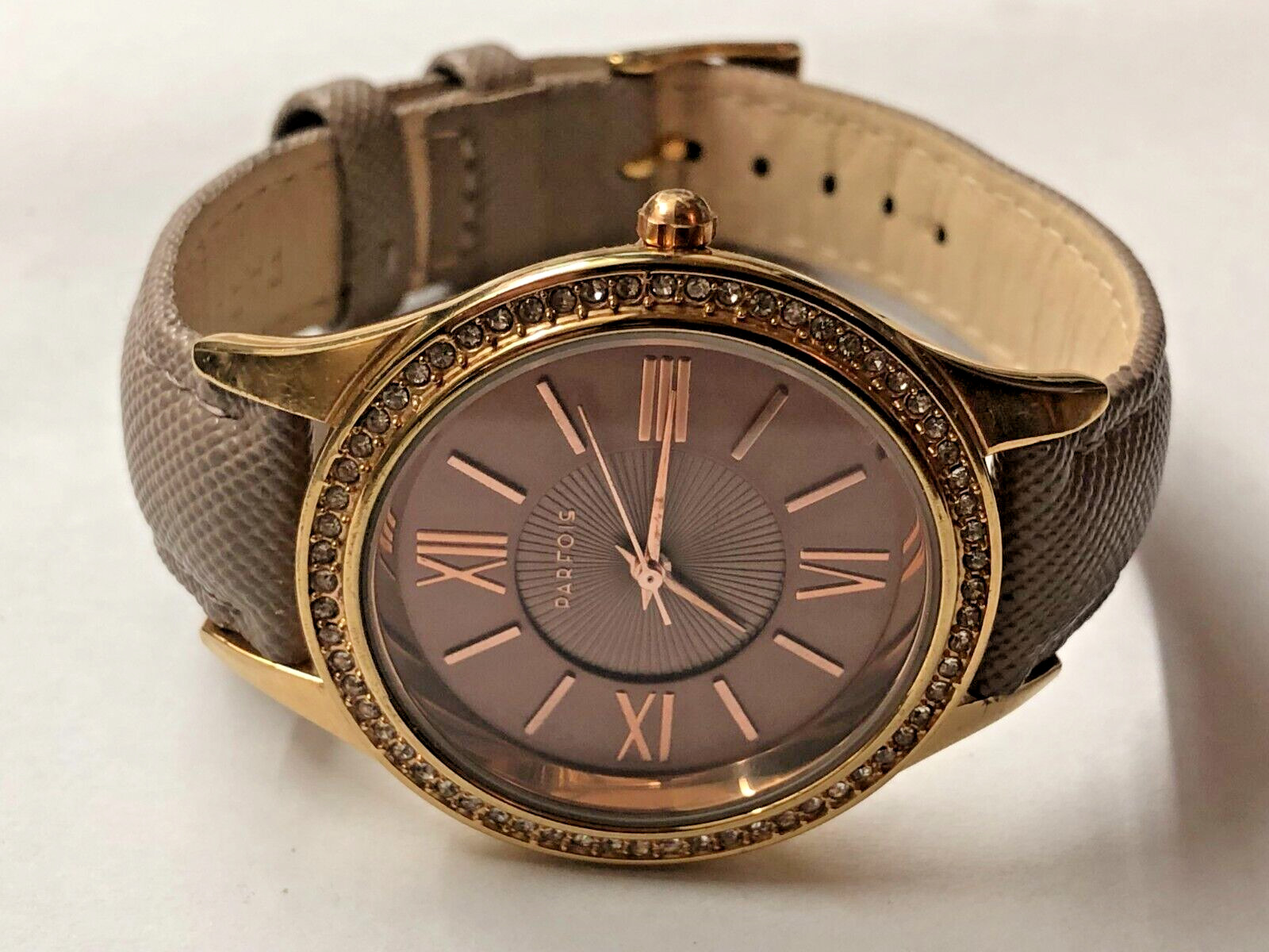Parfois Gold Tone Ladies Quartz Watch, Ex. Used Condition, New Battery