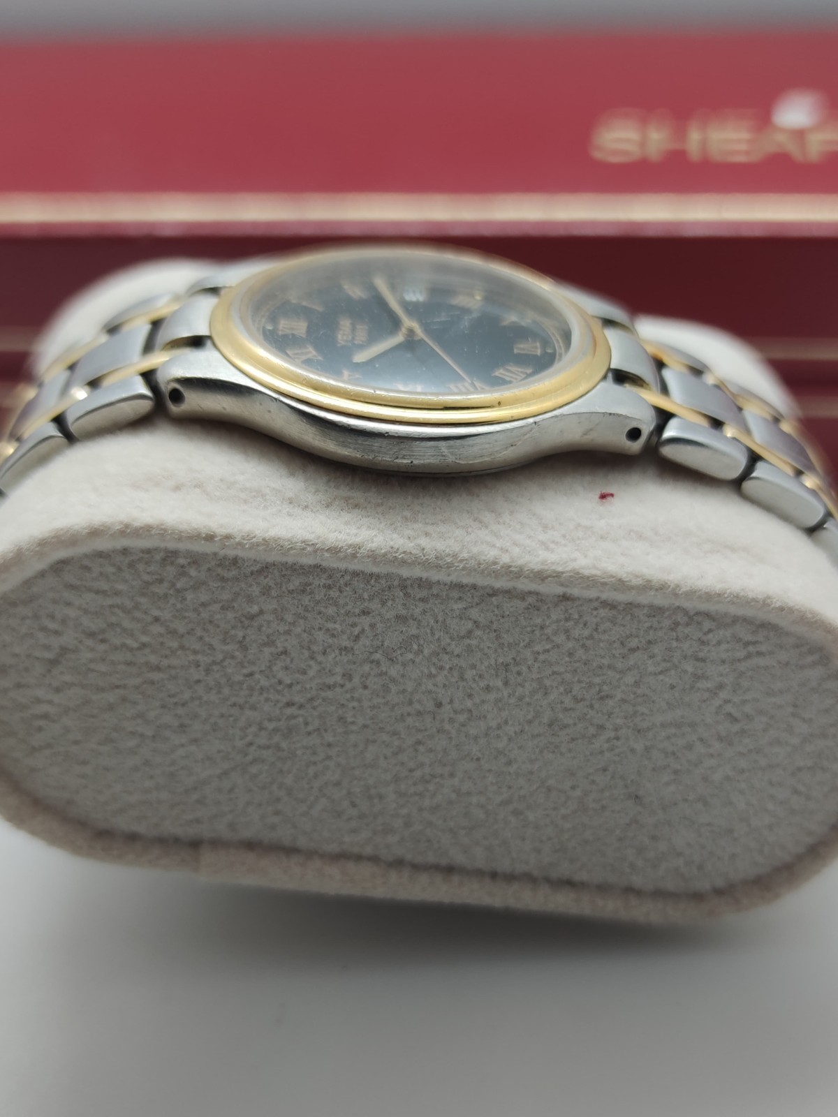 Skin Diver Watch Yema Paris Chiffre Roman Black Dial Quartz 35 Mm France Made