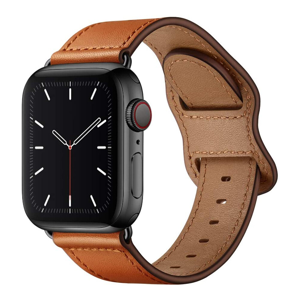 Genuine Leather Watch Band Strap for Apple iWatch Series 6 5 4 3 2 1 SE 38/42MM