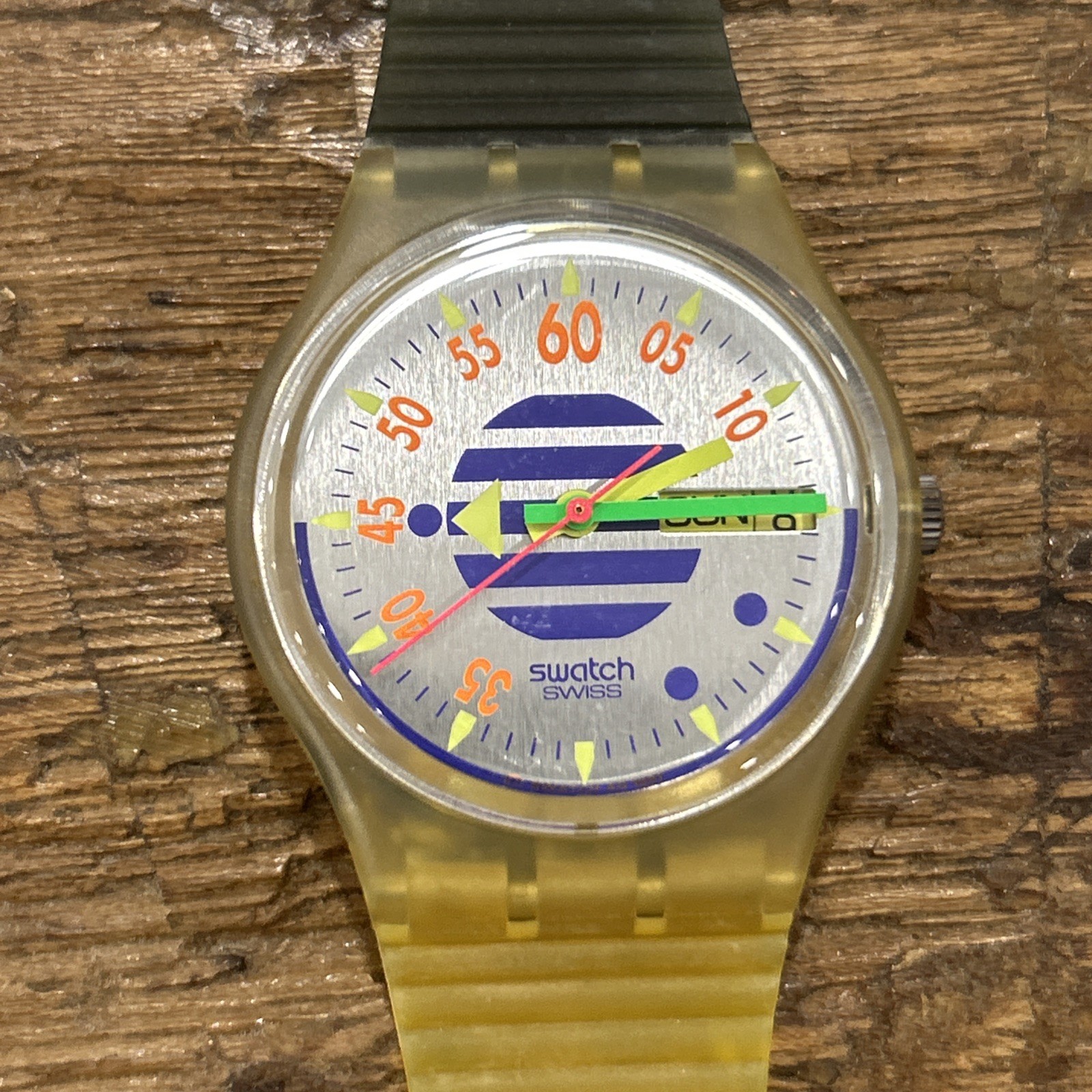 1992 Swatch High Pressure GK701 Watch Collection Excellent Condition