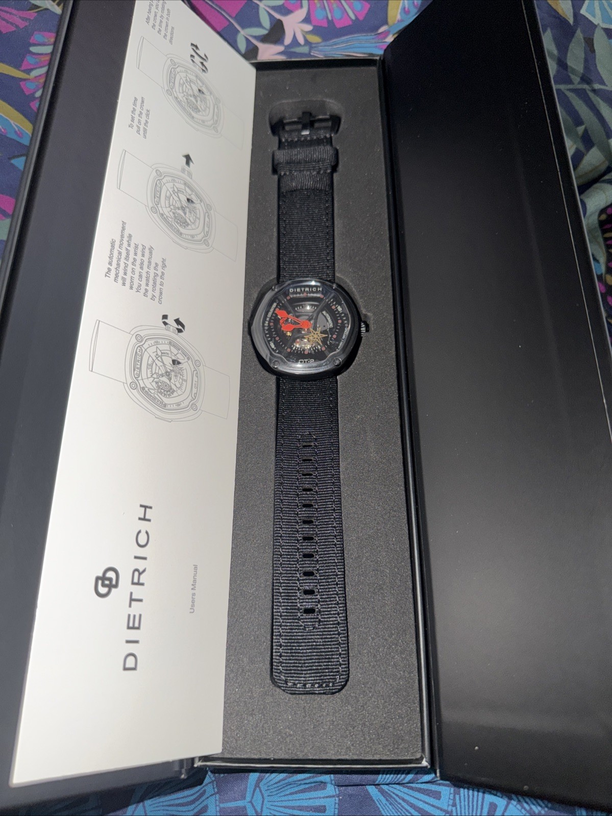 Dietrich OT-2 Black Stainless Steel Watch