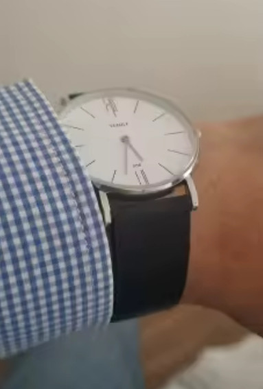 Ultra Thin Quartz Dress Watch men classic Fashion bauhaus minimalist waterproof