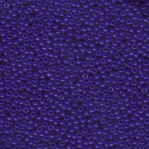 Miyuki Seed Beads 11/0 Opaque Cobalt Blue 11-414 Glass 24g Tube Size 11