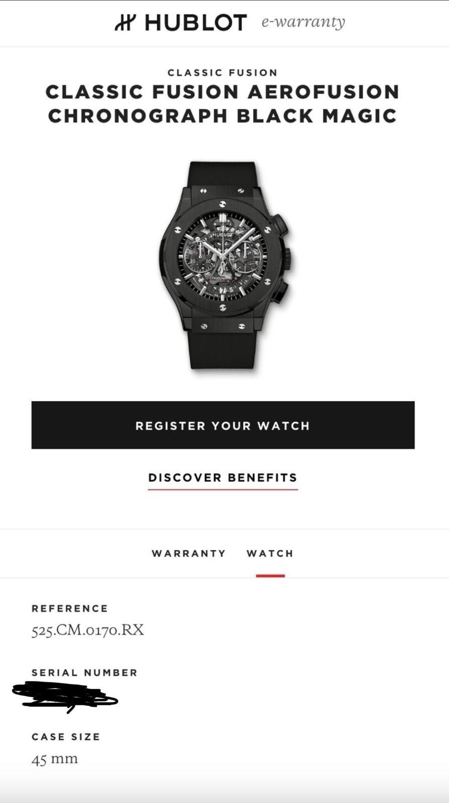 Hublot Classic Fusion Aerofusion Black Magic Skeleton 525.CM.0170.RX $18.8k MSRP