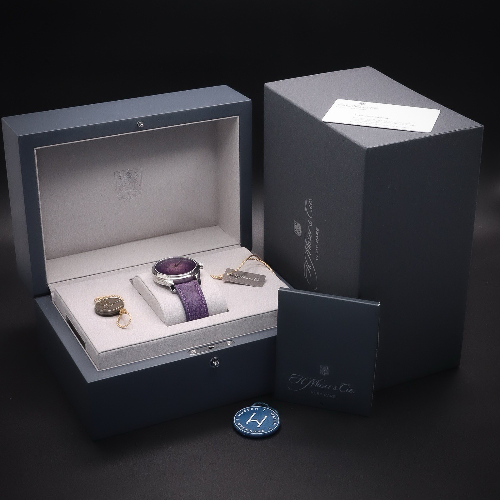 H Moser & Cie Endeavour Centre Seconds UNWORN 5/26 Concept Purple Full Set