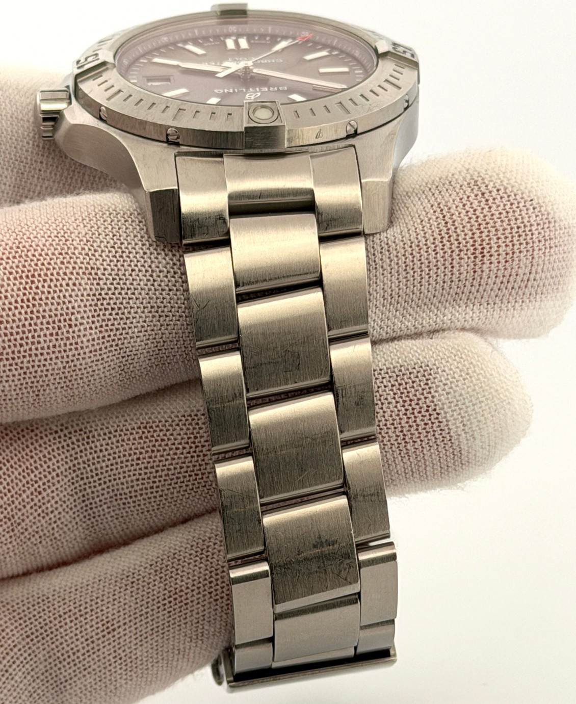 Breitling A17313 Chronometer Colt 41mm Gray Dial Automatic Stainless Steel