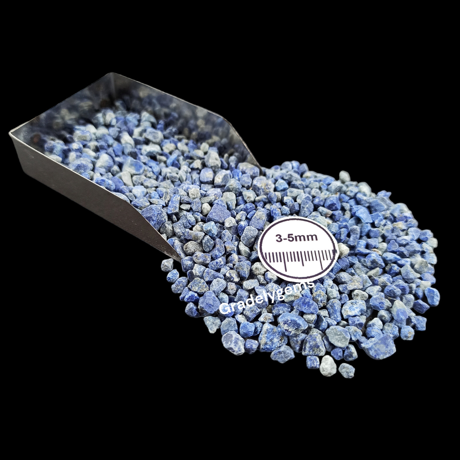 Lapis Lazuli Gemstone Crushed Powder – Royal Blue Radiance for Resin Art, Crafts